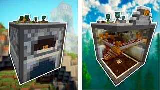Giant WORKING Furnace  - (MCPE REDSTONE MAP)