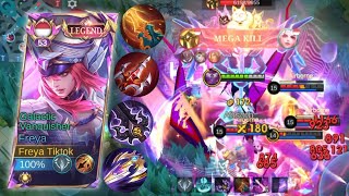 GAMEPLAY HARD GAME FREYA EXP VS URANUS EXP LANE!! BUILD LATE GAME FREYA SUPREME