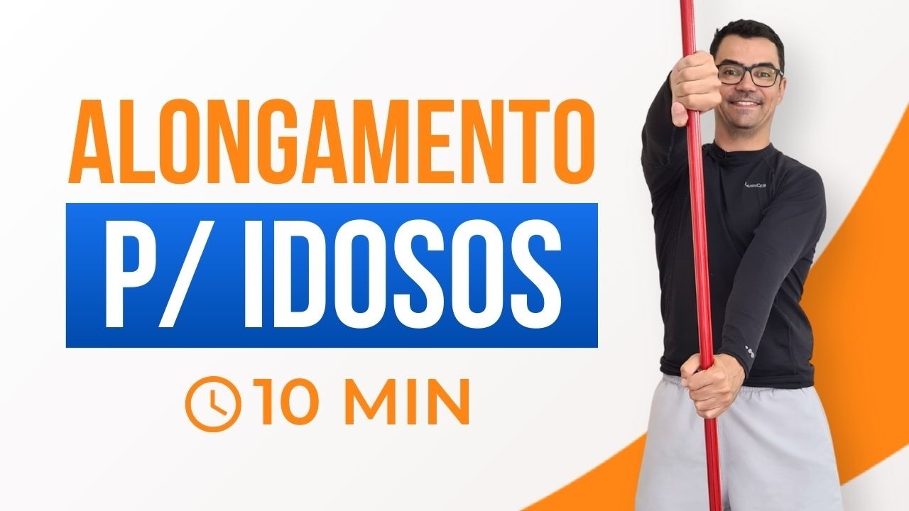 ALONGAMENTO DINÂMICO com BASTÃO em CASA