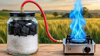 Just mix charcoal with salt and you won't need to buy gas cylinders anymore! Free energy right at ho
