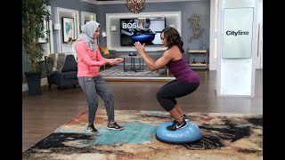 Get a full body workout with just a Bosu Ball