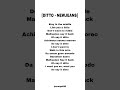 newjeans - ditto (lyrics) #viral #lyrics #song #shorts #fyp #explore #kpop #karaoke #ditto #song