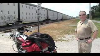 Route 66, 2010: Blocked Rail Road Crossing, Afton, Oklahoma