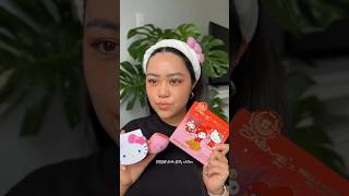 Grwm using Hello Kitty Makeup products #hellokitty #hellokittyaddict #makeup #beauty #beautybloggers