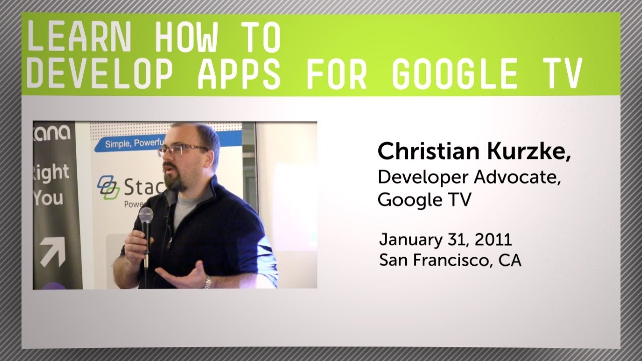 Developing for Google TV java sdk