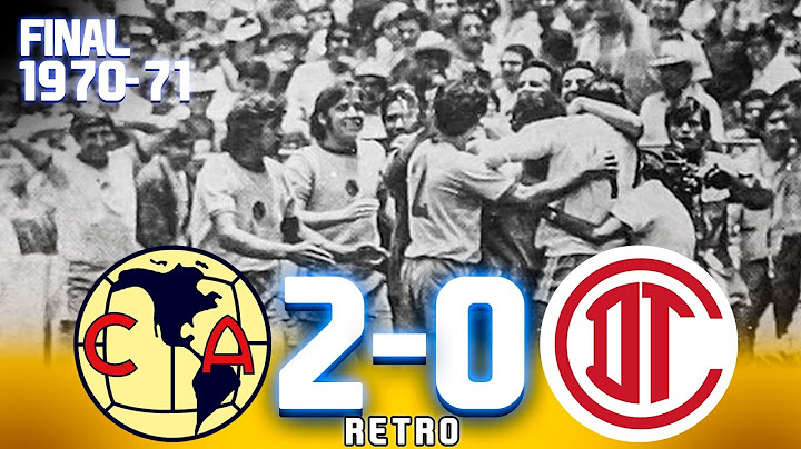 ¡AMÉRICA CAMPEÓN! 🏆 Golazo del Maestro Reinoso - 🦅 América 2-0 Toluca 😈 - Temporada 1970-71