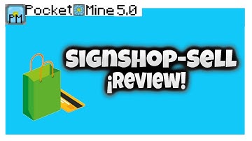 SignShop-Sell PocketMIne-MP 5.0 Plugin | [FREE DOWNLOAD] | MINECRAFT 1.20 - 1.20.30+ | SignSell