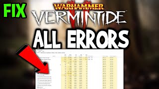 Warhammer Vermintide 2 – How to Fix All Errors – Complete Tutorial