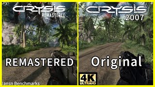 Crysis Remastered VS Crysis Original 2007 | Graphics Comparison | 4K