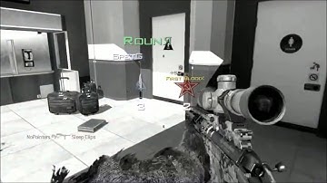 More Mw3 trickshots! (Private Match) 1800 claymore cancel jitter shot