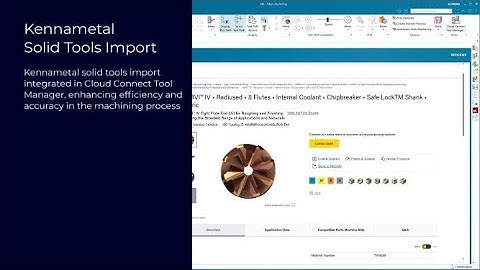 Kennametal Solid Tools import in NX CAM