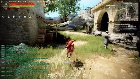 Black Desert Online. PS4 Pro 2tb SSD test in Calpheon. No Walls! NPC loading fast skin rendering