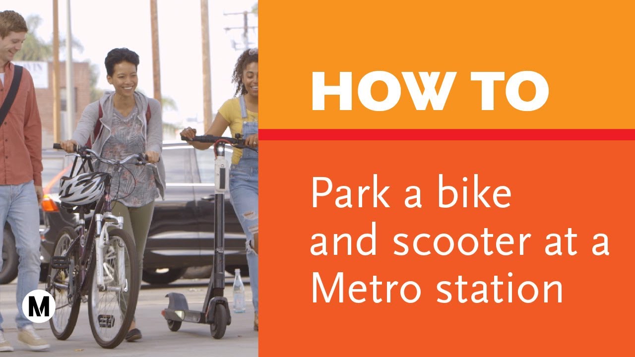 How to park your bike on Metro property YouTube