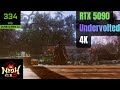 The RTX 5090 only needs 350 Watts to run NIOH 3. 4K BenchTest, DLSS, Framegen 9800x3d