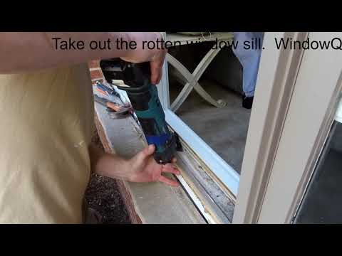 How To Replace Wood Sill Exterior Windows?