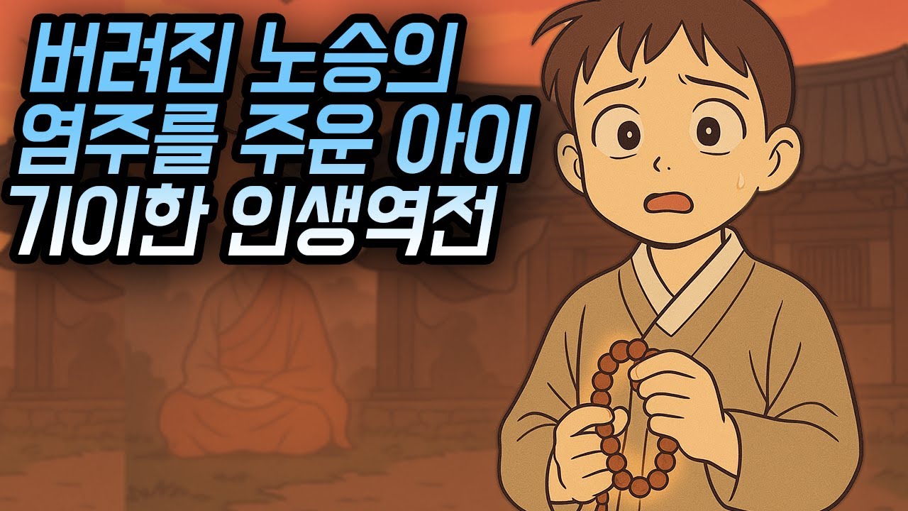버려진 노승의 염주를 주운 아이의 기이한 인생 역전