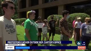 Rep. Carter Speaks with Constituents on Roe v Wade Decision