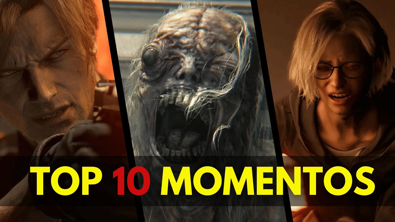 TOP 10 MEJORES MOMENTOS DE RESIDENT EVIL REQUIEM - YouTube
