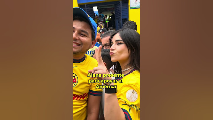 Alana está en el AMÉRICA vs CRUZ AZUL para apoyar a Cáceres. #Shorts #americavscruzazul