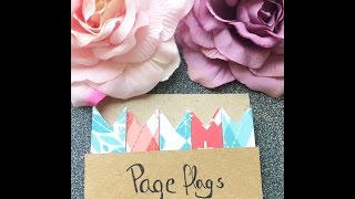 DIY Page flags - DIY Planner Supplies