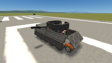 How to make a custom tank turret that rotates in KSP modded tutorial