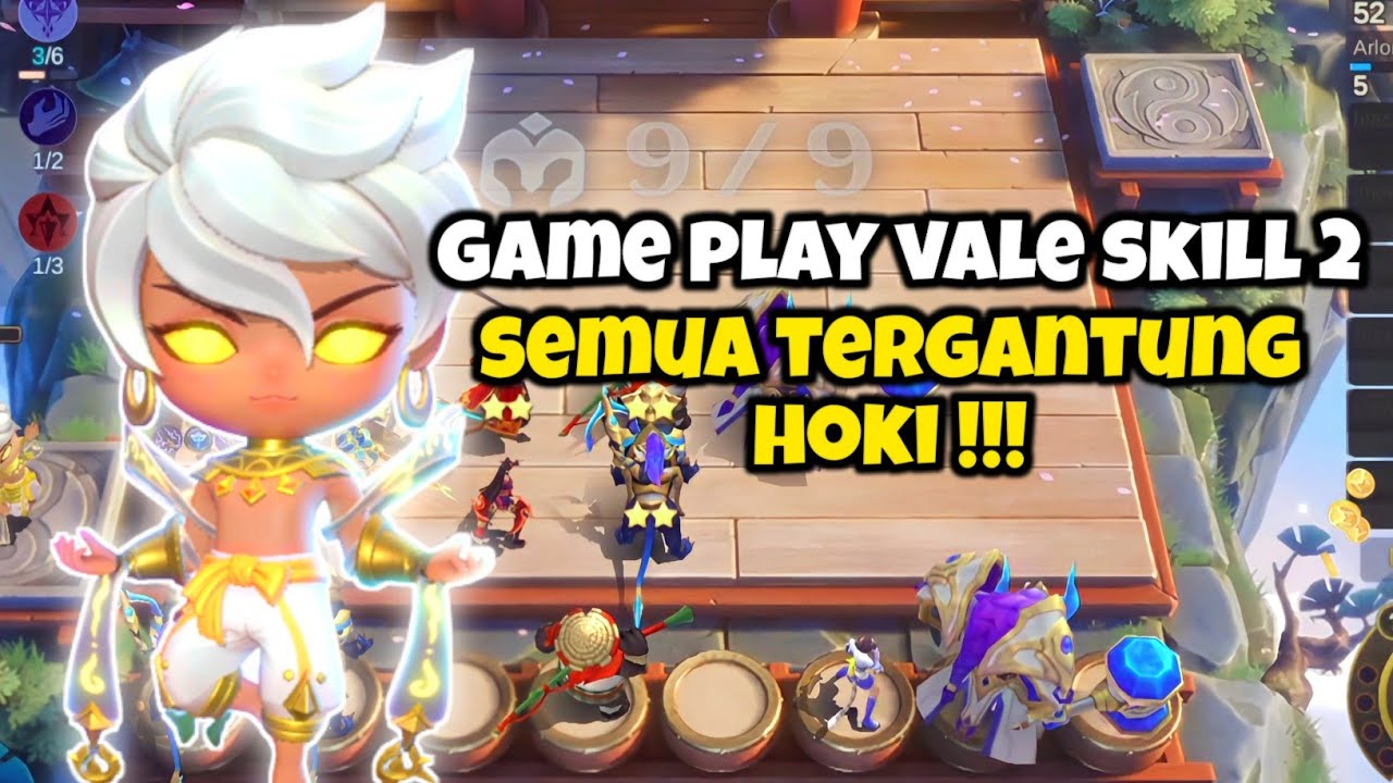 CARA MAIN COMMANDER VALE SKILL 2 - MAGIC CHESS UPDATE TERBARU - YouTube