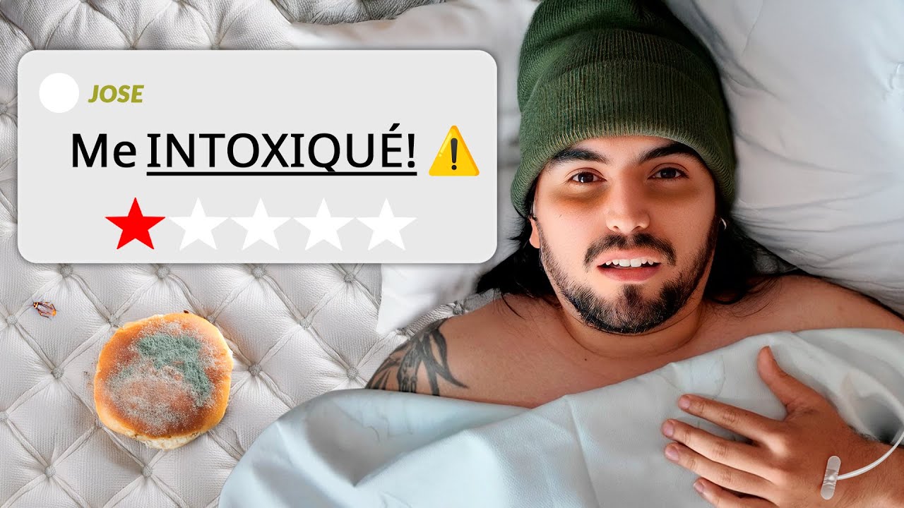 Probé los restaurantes con PEORES reseñas 🤮 (me enferme*)