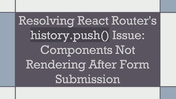 Resolving React Router