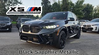 NEW ARRIVAL! 2026 BMW X5M Competition Black Sapphire Metallic on Sakhir Orange #bmw #x5m #f95
