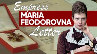 Empress Maria Feodorovna Letter | BBC News