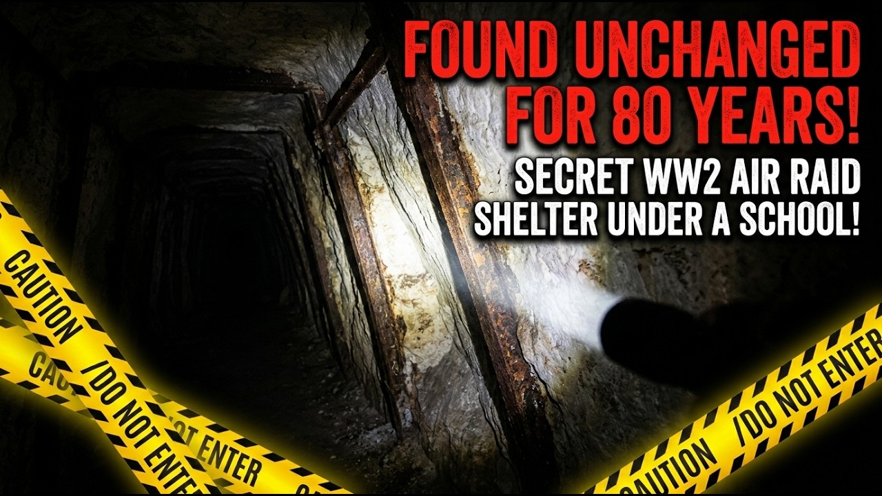 WWII Air Raid Shelters at Dover Grammar School for Boys