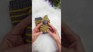 Knit Flat Striped Baby Socks