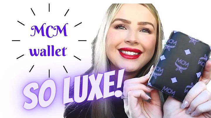 MCM wallet unboxing and review | Designer wallet