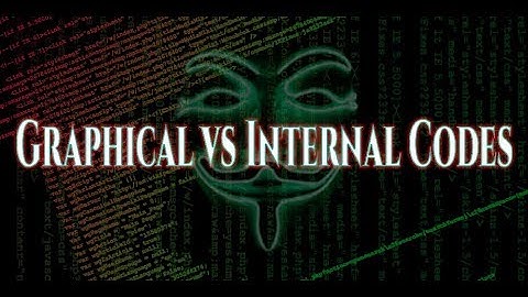 Graphical Codes vs Internal Codes