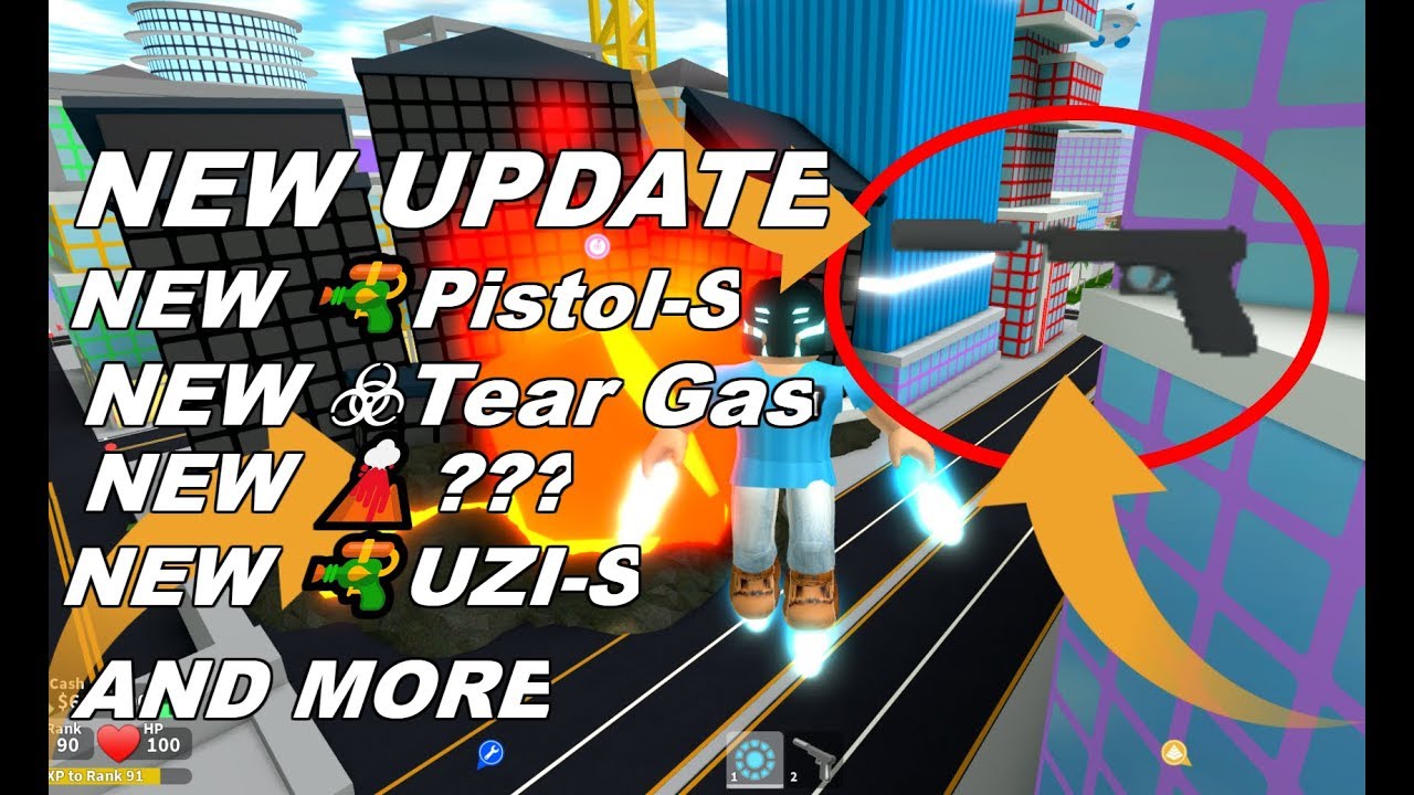 Roblox Mad City New Update - gold uzi roblox