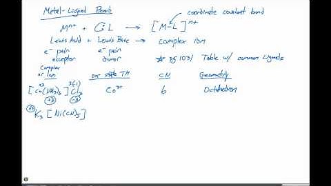23.2.5 Oxidation States, Coordination Numbers, and Geometries of Transition Metal Complexes