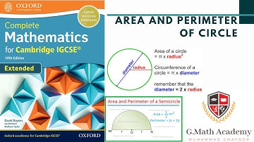 How to find out || Area || Perimeter || Mensuration Circle-1 || IGCSE Mathematics(0580/0607)