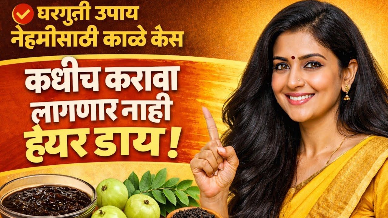 केसांना हेअर डाय कलर करण्याची कधीच गरज पडणार नाही . अश्या पद्धतीने तयार करा नैसर्गिक कलर डाय .