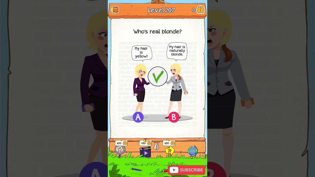 Braindom 2: Brain Teaser Games - Level 207 Answer