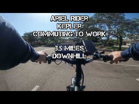 Ariel Rider Kepler Commuting to Work