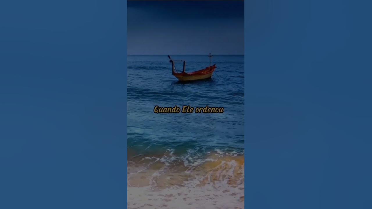 O vento balançou meu barco em alto mar 🙏😃👍
