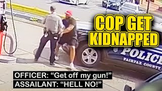 Big Black Gym Dude Kidnaps Cop And Is Mag-dumped