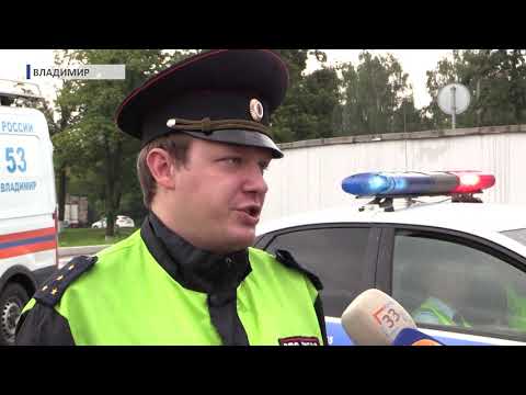 Рейд по пропуску скорой во Владимире (2019 07 24)