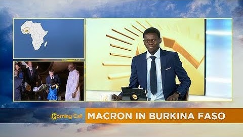 Emmanuel Macron in Burkina Faso [The Morning Call]