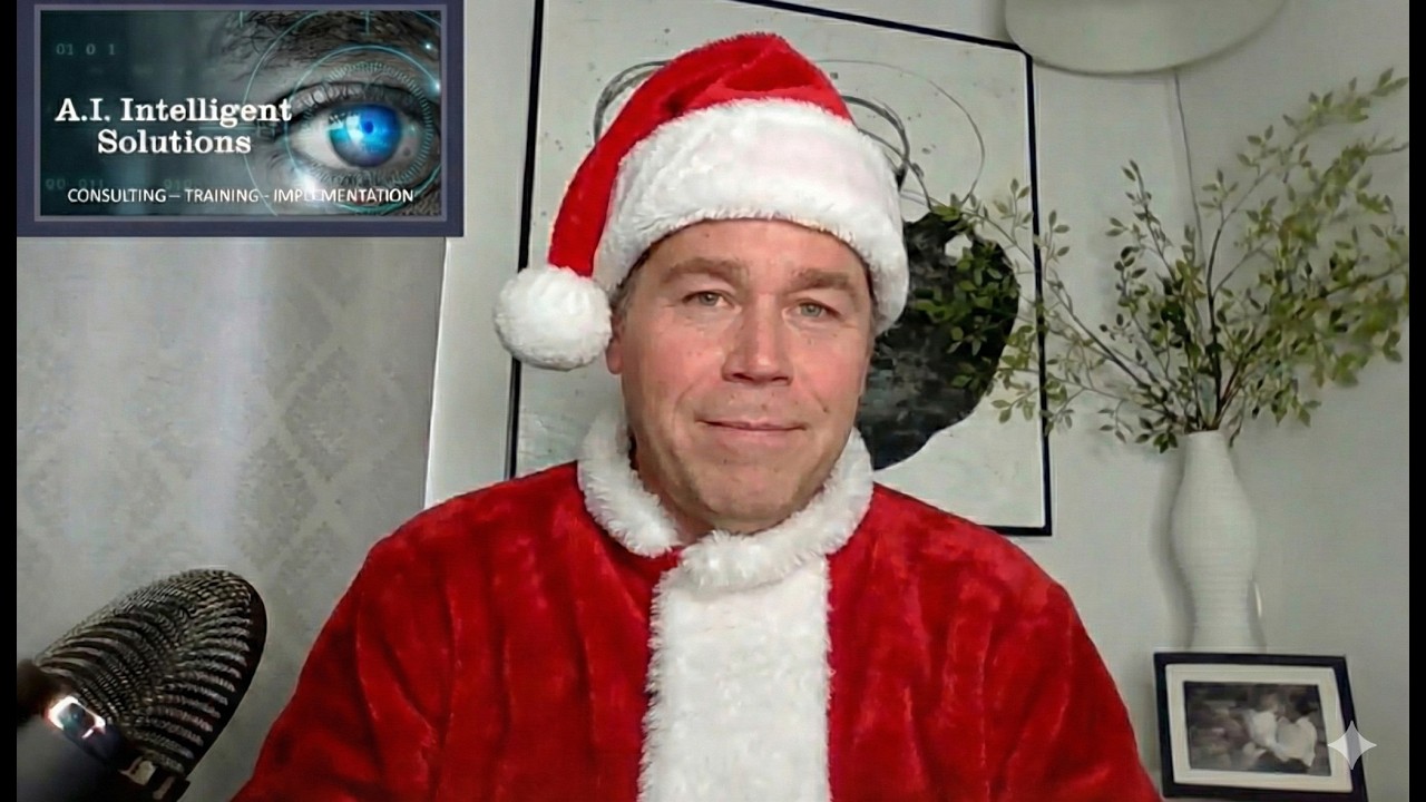 Ron in a Santa Outfit