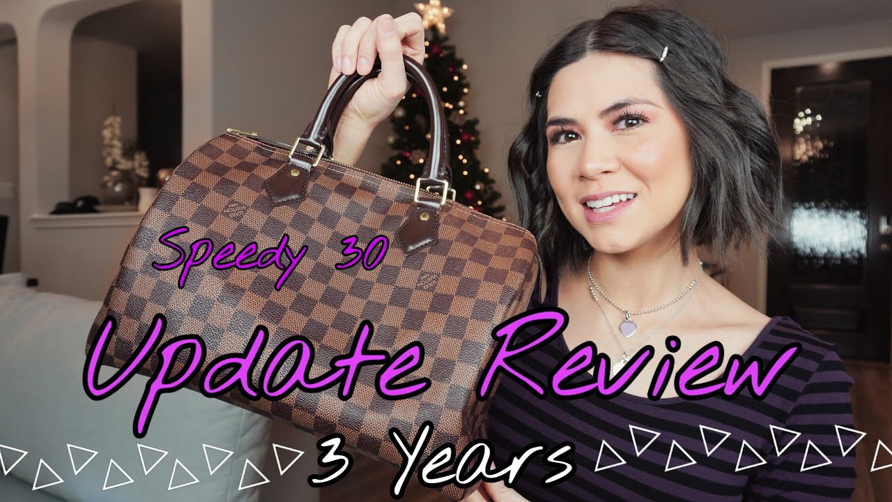 My Louis Vuitton damier ebene Speedy 30 review!!