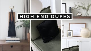 homegoods vs thrift store | diy high end home decor dupes on a budget *shelf styling ideas*