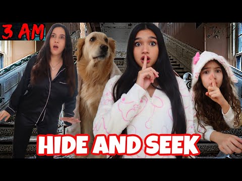 HIDE AND SEEK AT 3 AM IN OUR NEW HOUSE