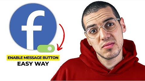 How To Turn On Message Button On Facebook Profile (2025).
