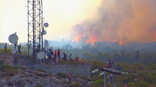 Day 76 - Fire at Kleinmond in South Africa